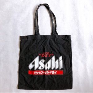 Asahi Super Dry Beer Logo Black Tote Bag